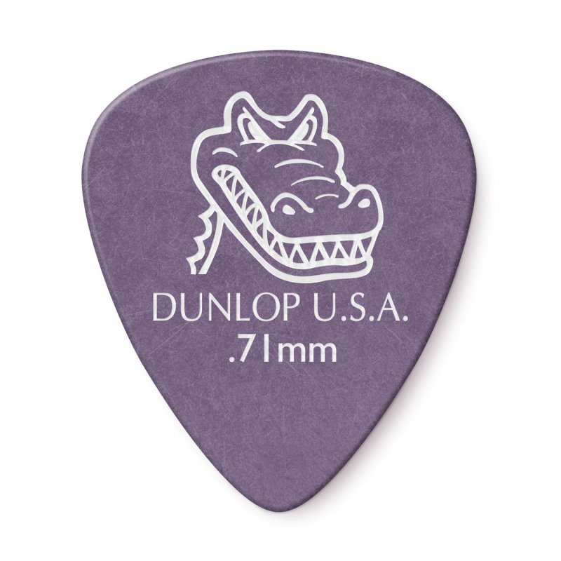 Dunlop - 0.71mm Gator Grip Guitar Pick (72/bag) - 417R-71