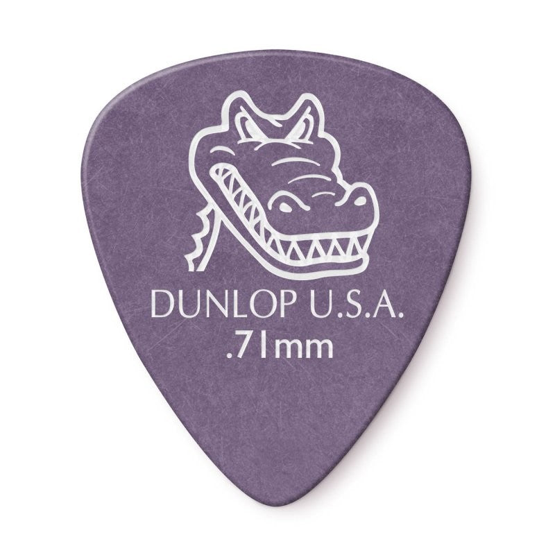 Dunlop - 0.71mm Gator Grip Guitar Pick (72/bag) - 417R-71