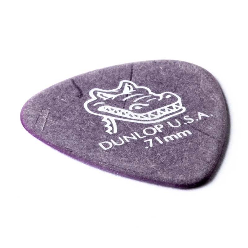 Dunlop - 0.71mm Gator Grip Guitar Pick (72/bag) - 417R-71