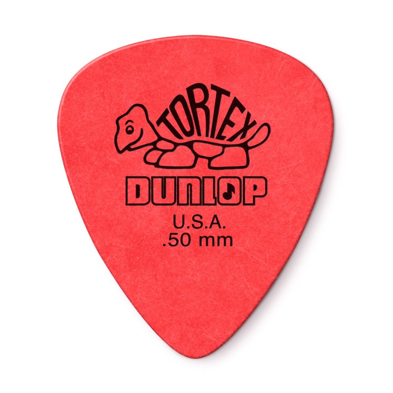 Dunlop - Red 0.50mm Tortex® Standard Guitar Pick (72/bag) - 418R-50