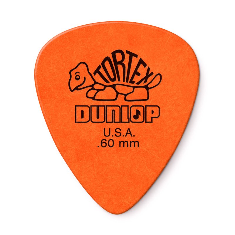 Dunlop - Orange 0.60mm Tortex® Standard Guitar Pick (72/bag) - 418R-60