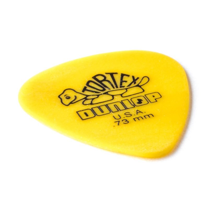 Dunlop - Yellow 0.73mm Tortex® Standard Guitar Pick (72/bag) - 418R-73