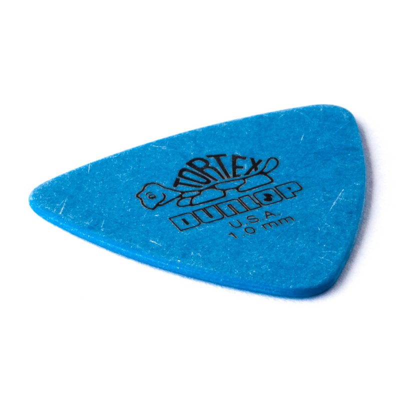 Dunlop - Blue 1.0mm Tortex® Triangle Guitar Pick (6/pack) - 431P1.0