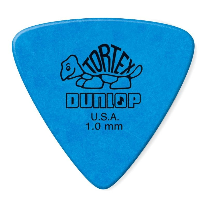 Dunlop - Blue 1.0mm Tortex® Triangle Guitar Pick (6/pack) - 431P1.0
