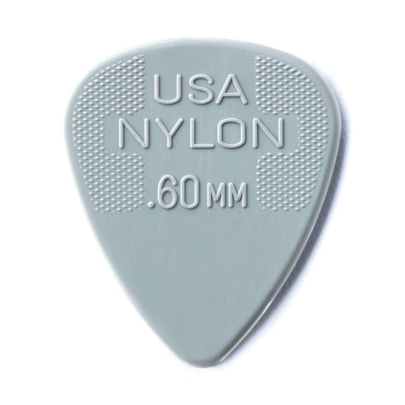 Dunlop - 0.60mm Nylon Guitar Pick (72/bag) - 44R-60