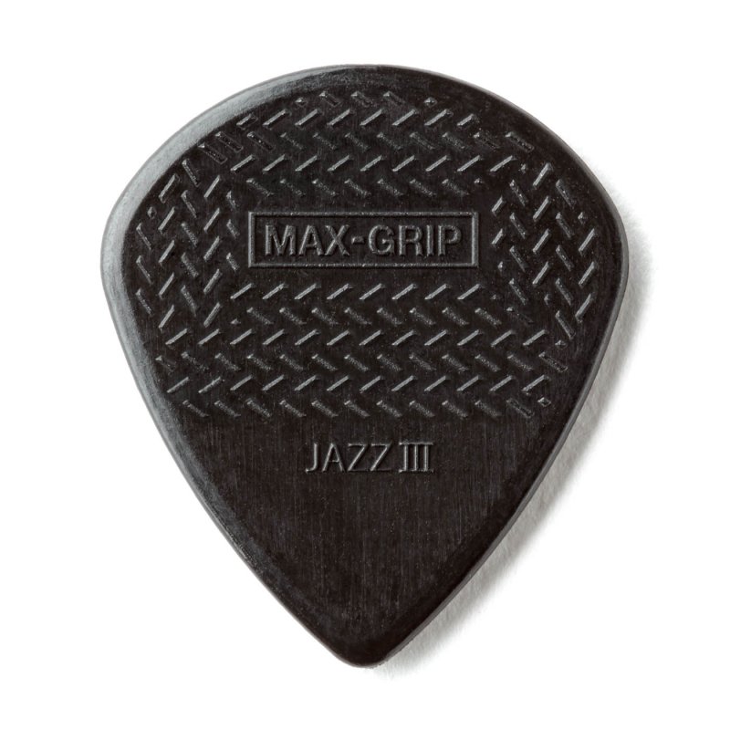 Dunlop - Max-grip® Jazz III Nylon Guitar Pick (6/pack) - 471P3S