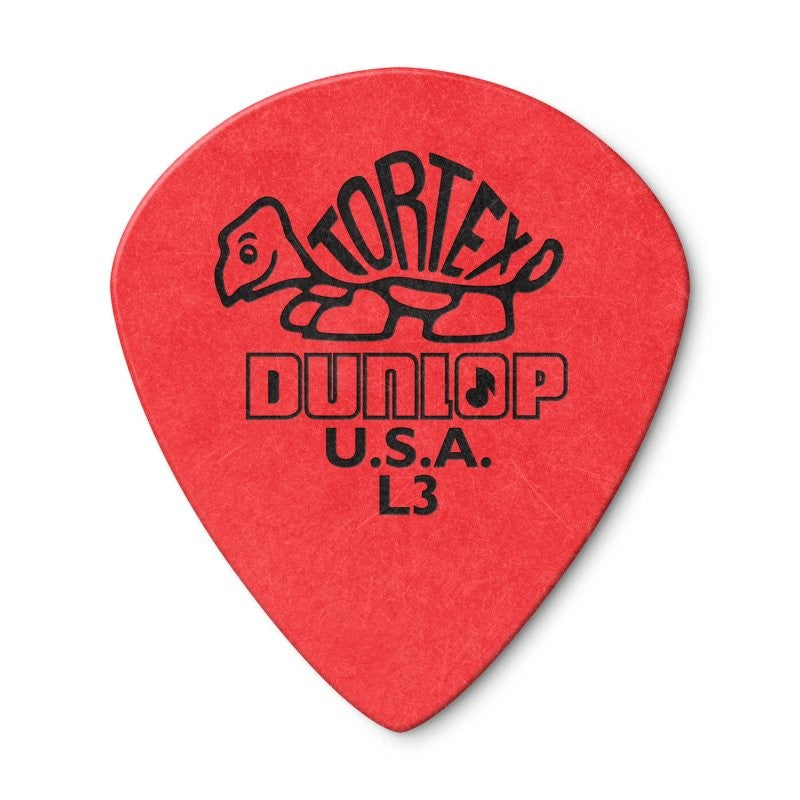 Dunlop - Red Tortex® Jazz III Guitar Pick (36/bag) - 472RL3