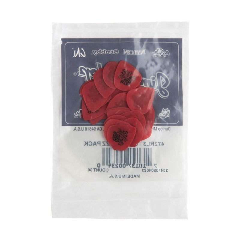 Dunlop - Red Tortex® Jazz III Guitar Pick (36/bag) - 472RL3