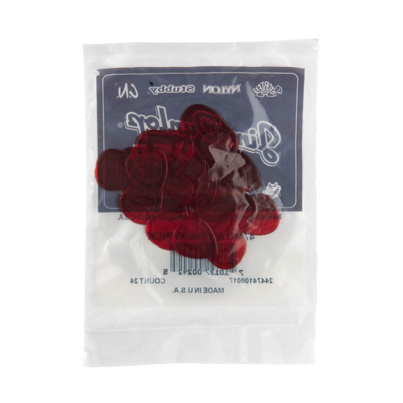 Dunlop - 1.0mm Stubby® Jazz Guitar Picks (24/bag) - 474R1.0