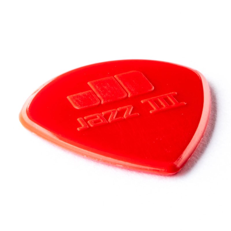 Dunlop - Red Nylon Jazz III Guitar Pick (24/bag) - 47R3N