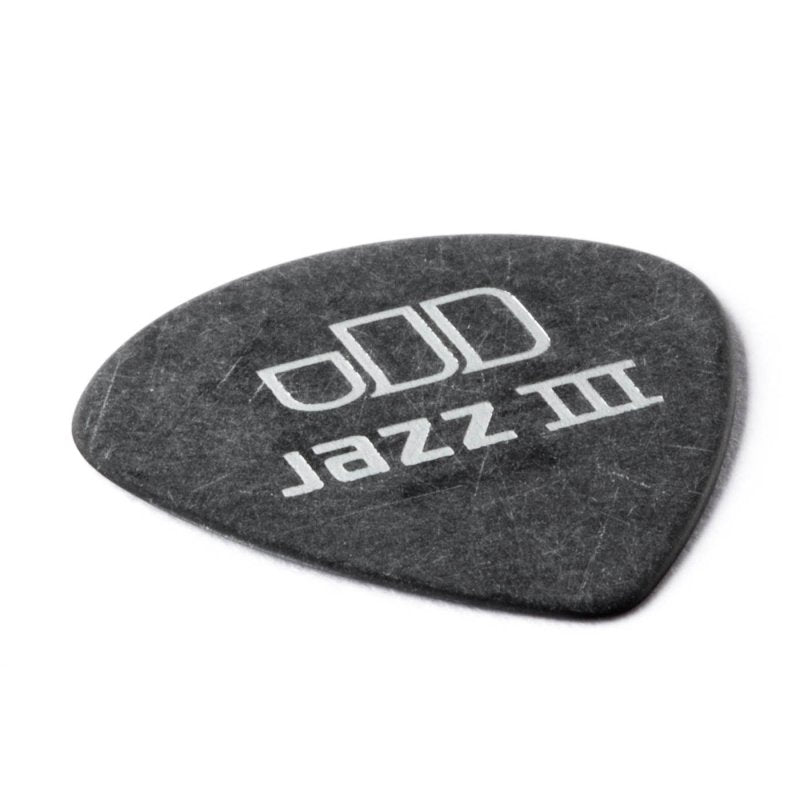 Dunlop - 0.88mm Tortex® Pitch Black Jazz III Guitar Pick (12/pack) - 482P.88