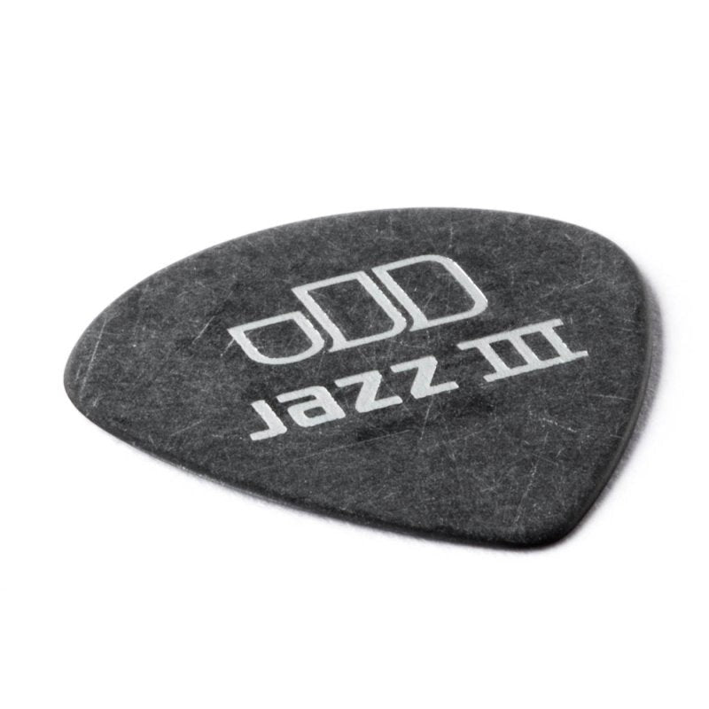 Dunlop - 0.88mm Tortex® Pitch Black Jazz III Guitar Pick (12/pack) - 482P.88