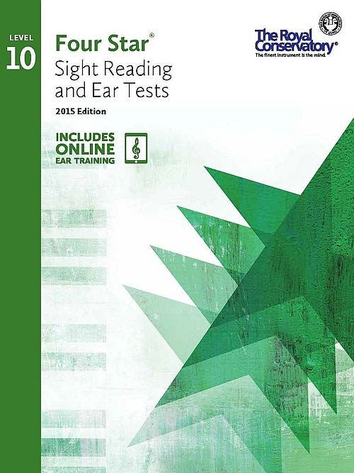 4S010 The Royal Conservatory RCM Publishing Four Star Sight Reading and Ear Tests Level 10
