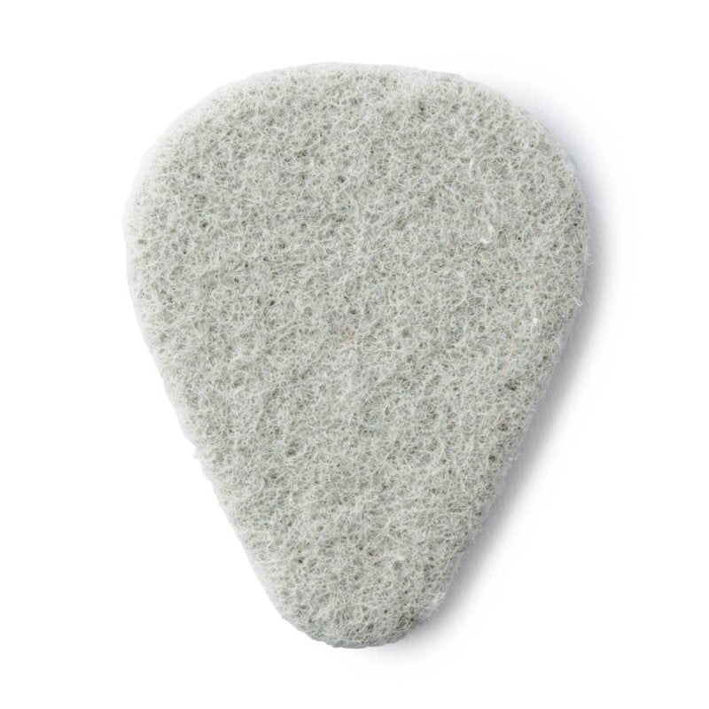 Dunlop - White Beveled Felt Pick 12/Bag - 8012