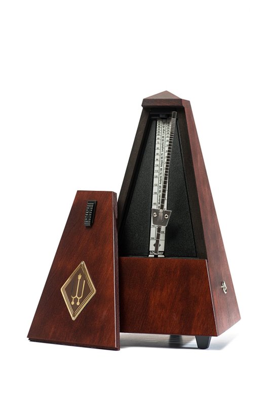 Wittner - Metronome System Maelzel without Bell - Mahogany Coloured - Mat Silk - 801M