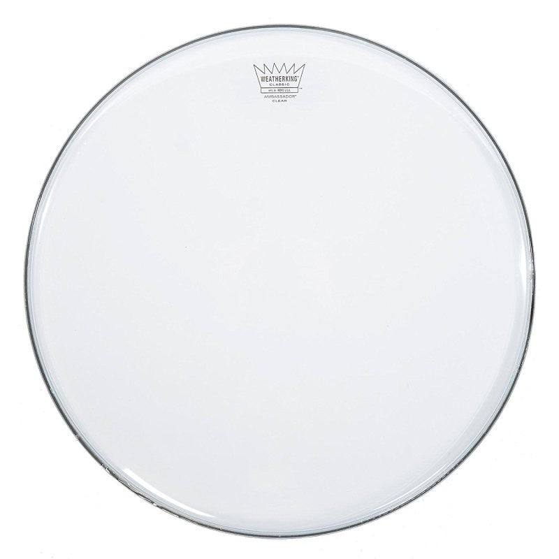 Remo - CL-0314-BA Ambassador Clear Classic Fit Drumhead, 14" - CL-0314-BA