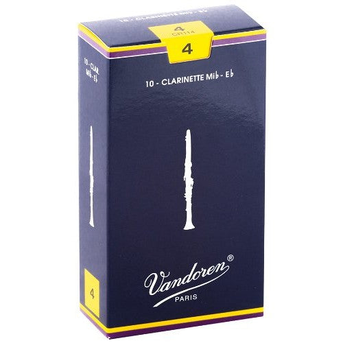 Vandoren - Eb Clarinet Traditional Reeds Strength 4 - CR114