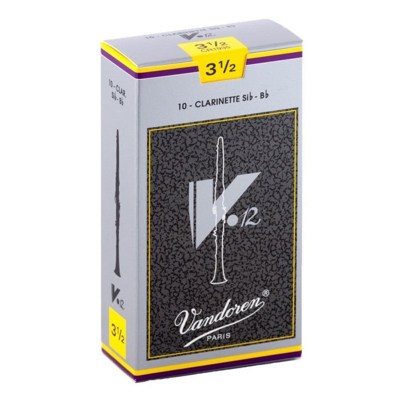Vandoren - Bb Clarinet V.12 Reeds Strength 3.5; Box of 10 - CR1935