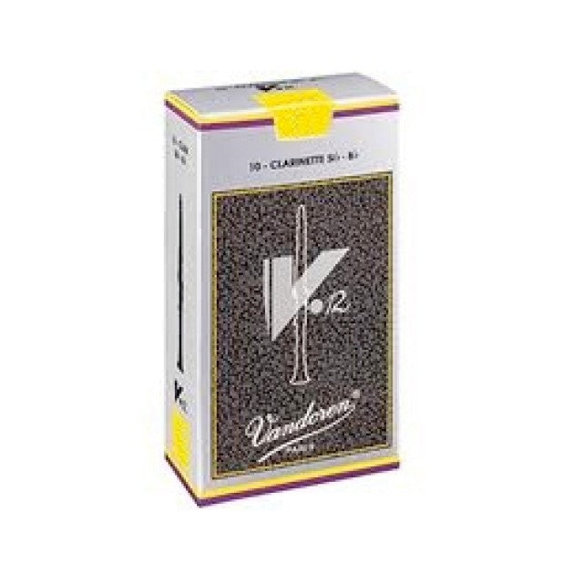 Vandoren - Bb Clarinet V.12 Reeds Strength 4.5; Box of 10 - CR195