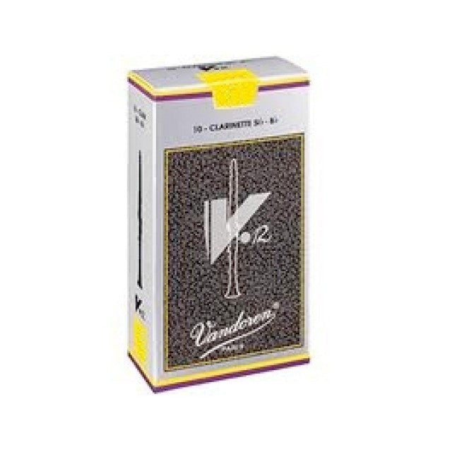 Vandoren - Bb Clarinet V.12 Reeds Strength 4.5; Box of 10 - CR195