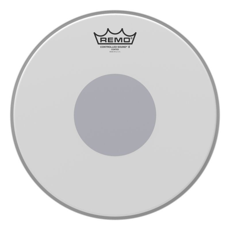 Remo - Controlled Sound® X Coated Black Dot™ Snare Drumhead - Bottom Black Dot™, 12" - CX-0112-10