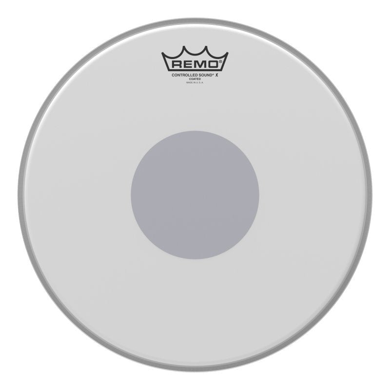 Remo - Controlled Sound® X Coated Black Dot™ Snare Drumhead - Bottom Black Dot™, 13" - CX-0113-10