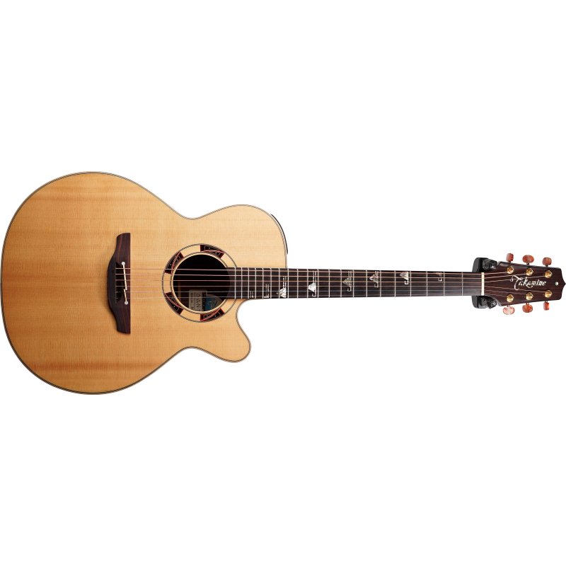 Takamine - Solid Spruce Top NEX Acoustic / Electric Guitar, Gloss Natural - DSF48C