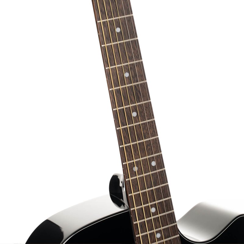 Cort Guitars - Earth Series Acoustic/Electric Guitar, Black - EARTH60CE-BK