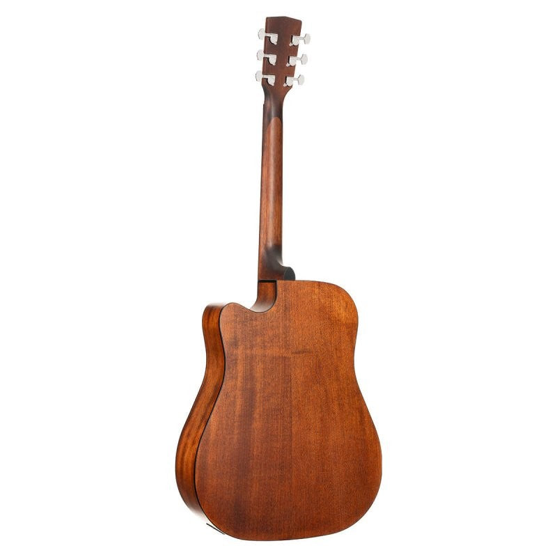 Cort Guitars - Earth Series Acoustic/Electric Guitar, Mahogany Open Pore - EARTH60MCE-OP