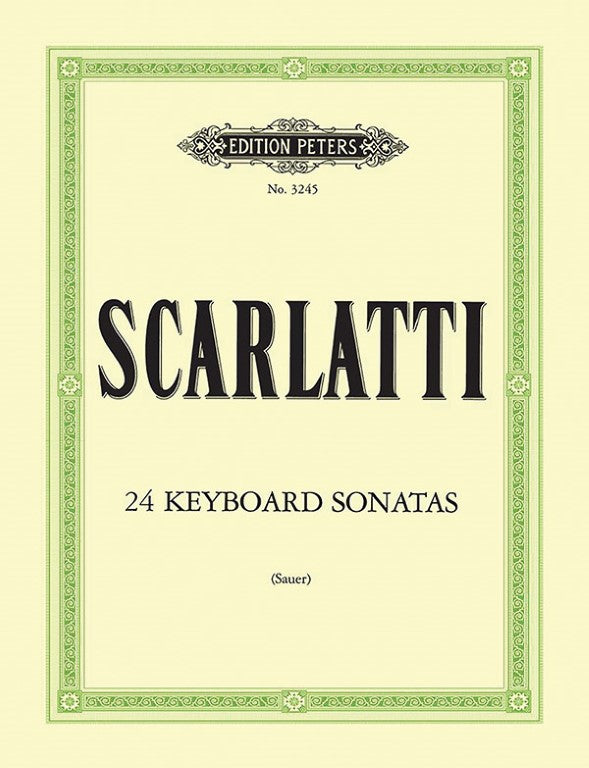 Edition Peters - D. Scarlatti - 24 Sonatas (in progressive order)