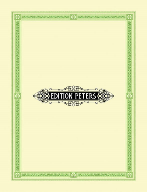 Edition Peters - J. Pachelbel - Canon in D (Arranged for Piano)