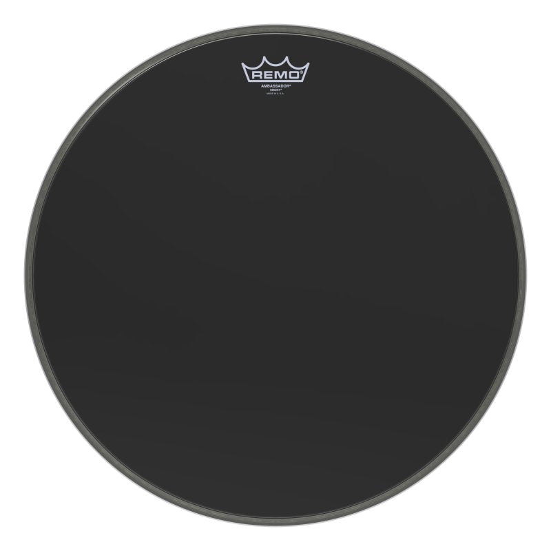 Remo - 18" Ambassador Ebony Bass Drumhead - ES-1018-00