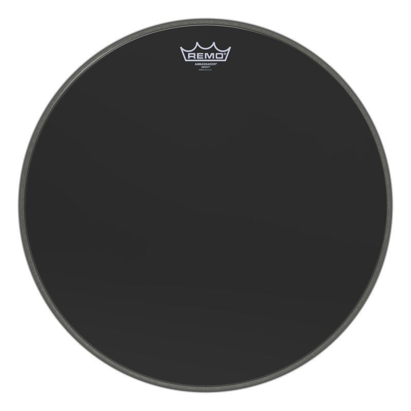 Remo - 18" Ambassador Ebony Bass Drumhead - ES-1018-00