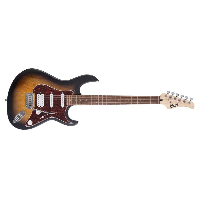 Cort Guitars - G Series Electric Guitar, Open Pore Sunburst - G110-OPSB