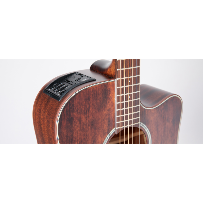 Takamine - G Series Dreadnought Cutaway Acoustic/Electric Guitar - Satin Molasses - GD21CESM