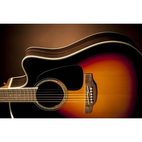 Takamine - Dreadnought Cutaway Acoustic-Electric Guitar - Sunburst - GD51CE-BSB