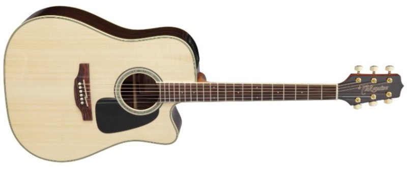 Takamine - Dreadnought Cutaway Acoustic-Electric Guitar, Natural - GD51CE-NAT
