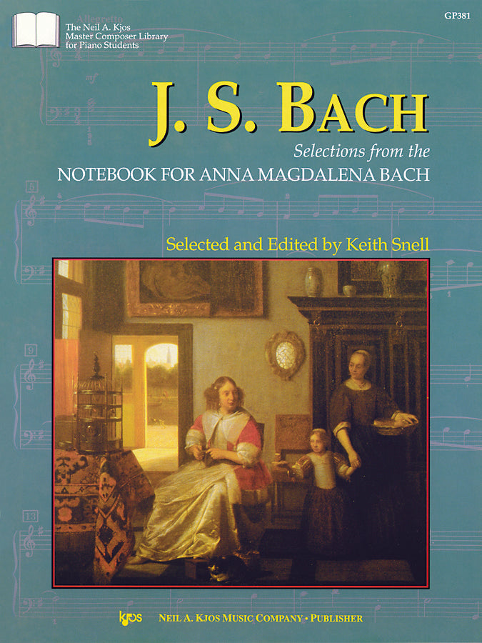 KJOS Master Composer Library - J.S. Bach - Selections From the Notebook for Anna Magdalena & Two-Part Inventions