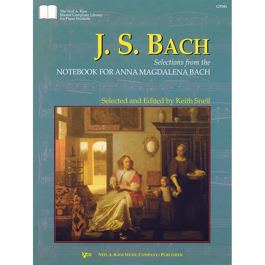 KJOS Master Composer Library - J.S. Bach - Selections From the Notebook for Anna Magdalena & Two-Part Inventions