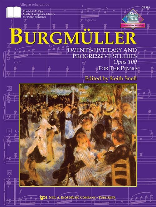 KJOS Master Composer Library - F. Burgmuller - 25 Easy & Progressive Studies, Op. 100