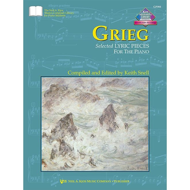 KJOS Master Composer Library - E. Grieg Selected Lyric Pieces For Piano