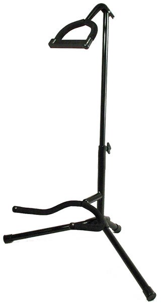 Profile - Black Guitar Stand With Rubber Padded Neck Support - GS450