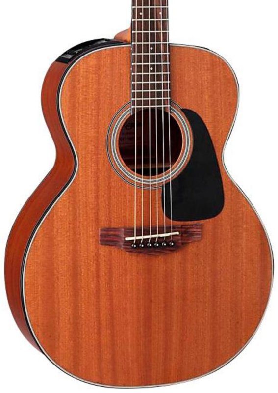 Takamine - Taka-mini Mahogany 3/4 Acoustic-Electric Guitar with Gig Bag - Natural - GX11ME-NS