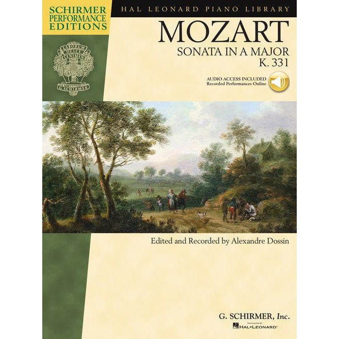 G. Schirmer, Inc. - W.A. Mozart - Sonata In A Major - K. 331 - Audio Access Included - Recorded Performances Online