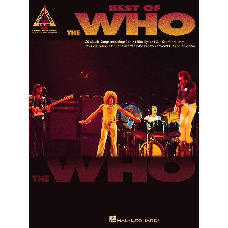 The Who - Best Of The Who - Guitar Tablature HL00690447
