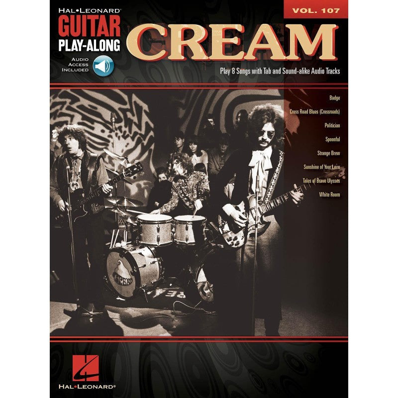 Cream - Guitar Play-Along Vol.107 - Audio Access Included HL00701069