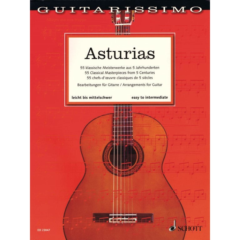 HL49046255 49046255 ED23047 ED 23047 Schott Music - Guitarissimo - Asturias - 55 Classical Masterpieces from 5 Centuries