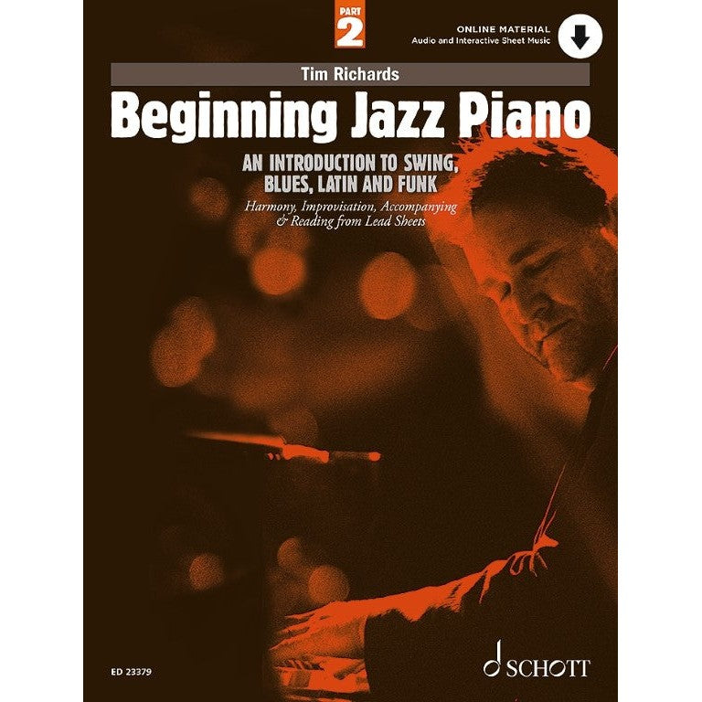 HL49046775 49046775 ED23379 ED 23379 Schott Music - Beginning Jazz Piano: An Introduction to Swing, Blues, Latin, and Funk