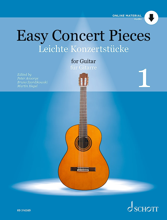 HL49047071 49047071 ED21636D ED 21636D Schott Music - Easy Concert Pieces Guitar - Volume 1