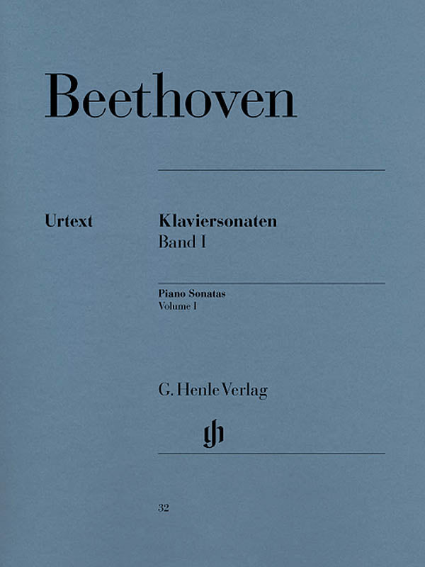 HL51480032 51480032 HN32 HN 32 G. Henle Verlag - L.V. Beethoven - Piano Sonatas - Volume I
